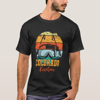 T-shirt Keystone Colorado Vacances Ski Mountain Snowboardi