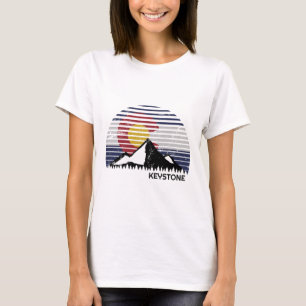 T-shirt Keystone, Colorado X Co Drapeau Sommet de la monta