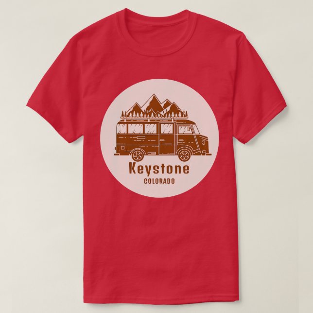 T-shirt Keystone ski Colorado 6 (Design devant)