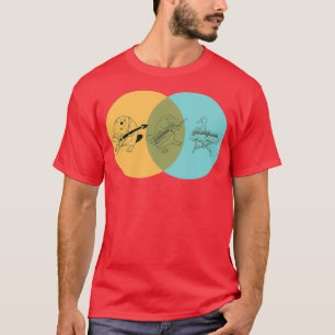 T-shirt Keytar Platypus Venn Diagramme OGB