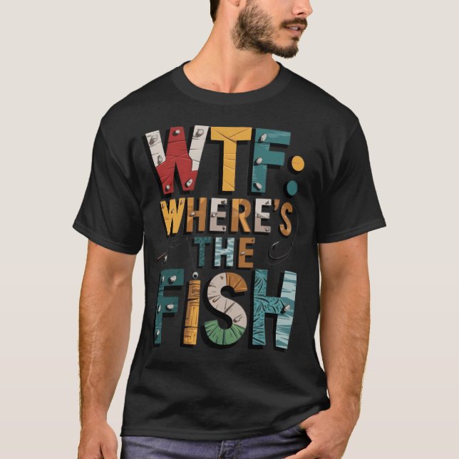 T-shirt Kézako : Où est le poisson ? (Devant)