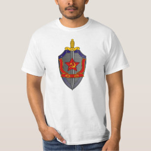 T-shirt KGB, service de sécurité de l'Union Soviétique,