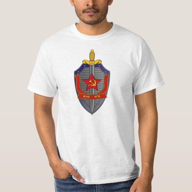 T-shirt KGB, service de sécurité de l'Union Soviétique, (Devant)