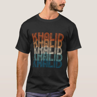 T-shirt Khalid Mon Nom Est Khalid Khalid Khalid