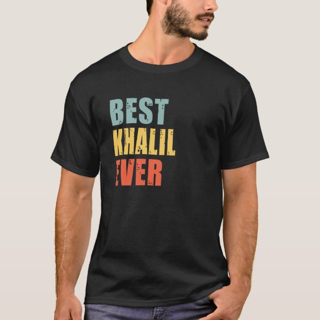 T-shirt Khalil le meilleur Khalil (Devant)