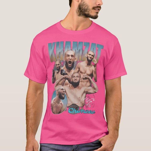 T-shirt Khamzat Chimaev Vintage (Devant)
