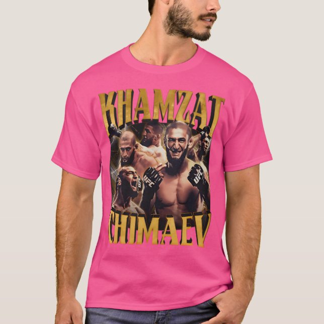 T-shirt Khamzat Chimaev Vintage (Devant)