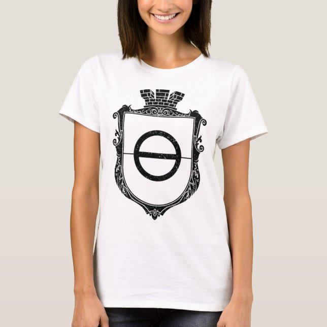 T-shirt Khmut Ukraine Armes Drapeau Oblast de Donetsk  (Devant)