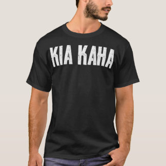 T-shirt Kia Kaha Be Strong Traditional New Zealand Positiv