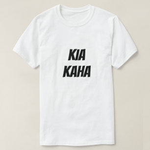T-shirt Kia Kaha Restez forts en maori