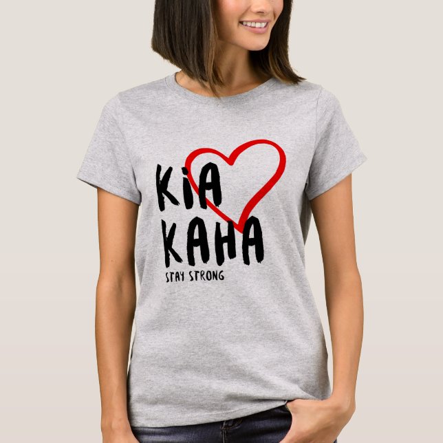 T-shirt kia kaha tee (Devant)