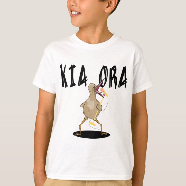 T-shirt Kia Ora Kiwi (Devant)