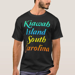 T-shirt Kiawah Island Caroline du Sud SC Palm Tree Surfbot