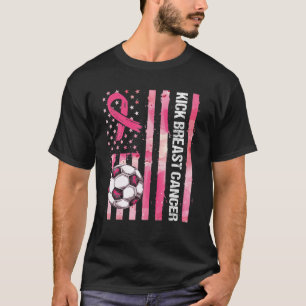 T-shirt Kick Breast Cancer Sensibilisation Football rose R