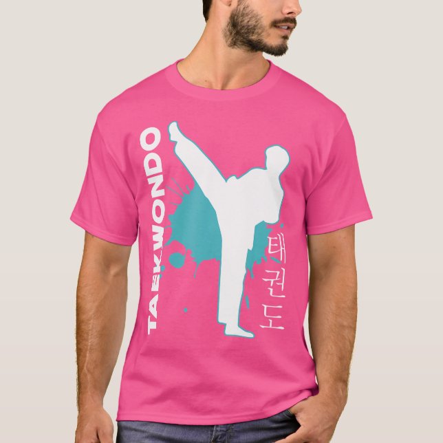 T-shirt Kick Fighter Martial Arts Taekwondo (Devant)