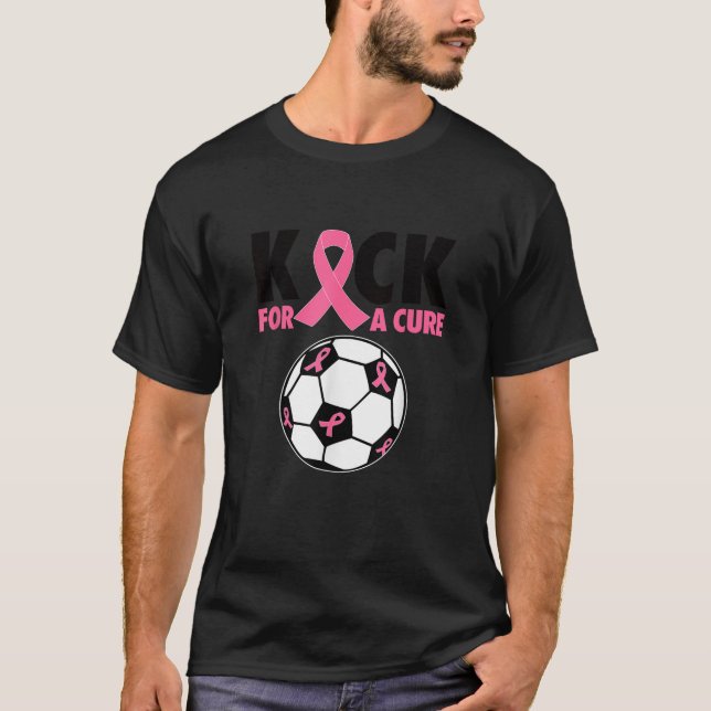 T-shirt Kick For a Cure Break Sensibilisation au cancer du (Devant)