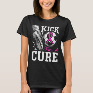 T-shirt Kick For A Cure Sensibilisation au Cancer du Sein 