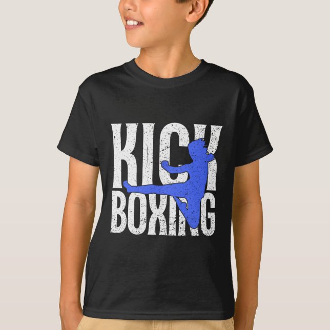 T-shirt Kick In Kickboxing  (Devant)