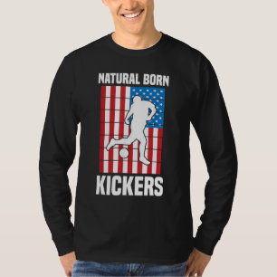 T-shirt Kickball - Naturel Né Kickers - Américain - Camp