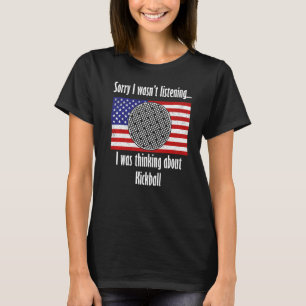 T-shirt Kickball Player Hobby Ball entraînement sportif