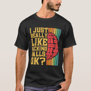 T-shirt Kickball Player J'Aime Vraiment Kicking Balls K