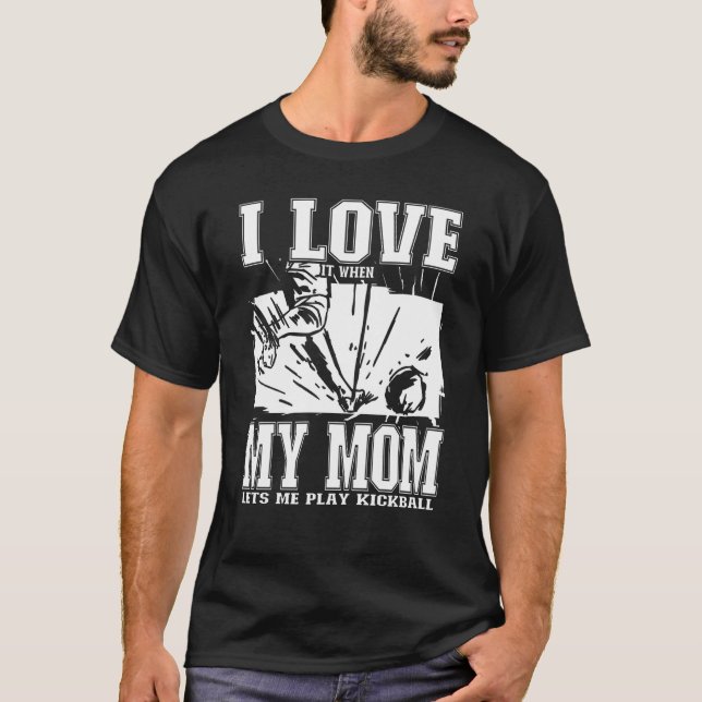 T-shirt Kickball Player Kids (Devant)