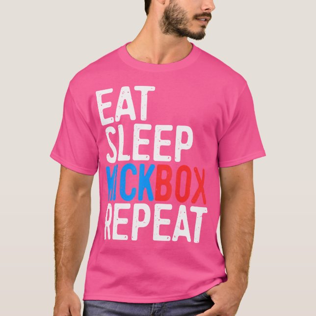 T-shirt Kickbox Repeat Kickboxing (Devant)