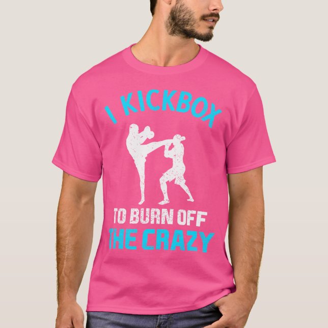 T-shirt Kickboxer Fighter Martial Arts Kickboxer (Devant)