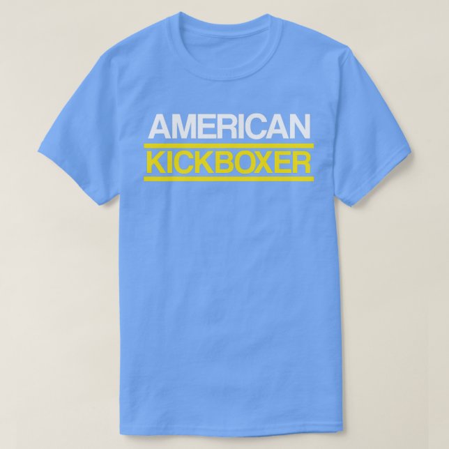 T-shirt Kickboxing American Kick Boxing Workout (Design devant)