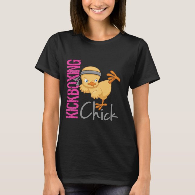 T-shirt Kickboxing Chick (Devant)