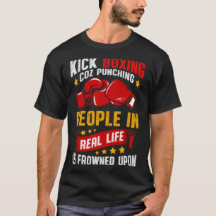 T-shirt Kickboxing drôle 