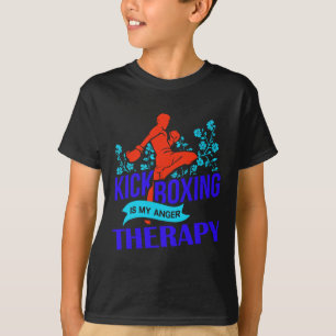 T-shirt Kickboxing Est Ma Colère Thérapie Martial Arts Com