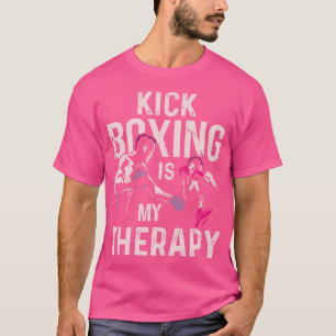 T-shirt Kickboxing Est Ma Thérapie Drôle Kick Boxing