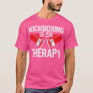 T-shirt Kickboxing Est Mon Mixed martial art Thérapeutique