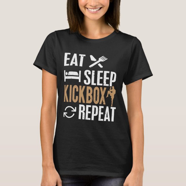 T-shirt Kickboxing For Kickboxer  (Devant)