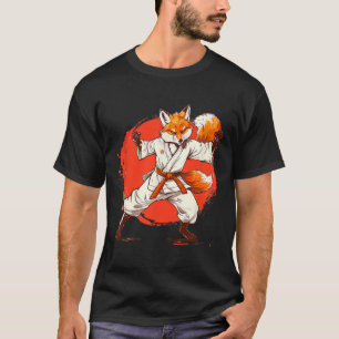 T-shirt Kickboxing Fox Taekwondo Karaté Mma Drôle Arts Mar