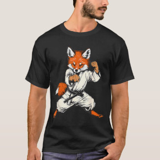 T-shirt Kickboxing Fox Taekwondo Karaté Mma Drôle d'Art Ma