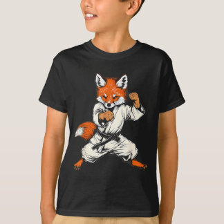 T-shirt Kickboxing Fox Taekwondo Karaté Mma Drôle d'Art Ma