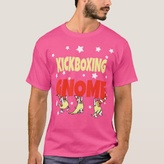 T-shirt Kickboxing Gnome Funny Christmas Kickboxing Family