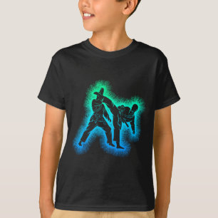 T-shirt Kickboxing Karaté Taekwondo Garçons Enfants