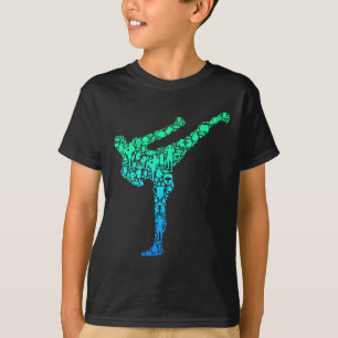 T-shirt Kickboxing Kickboxer Karaté Enfants Garçons Hommes