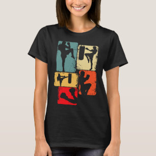 T-shirt Kickboxing Kickboxer Karaté Taekwondo Garçons Enfa