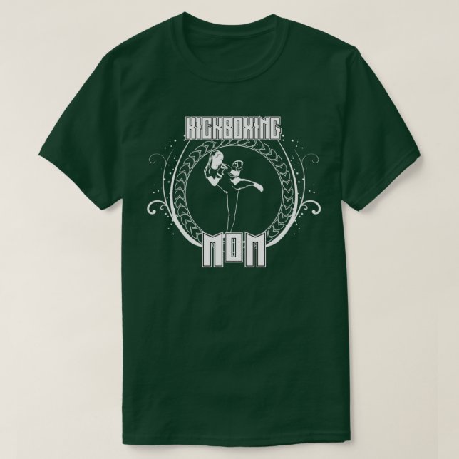 T-shirt Kickboxing Mom Combat Fights Martial Fight Sport (Design devant)