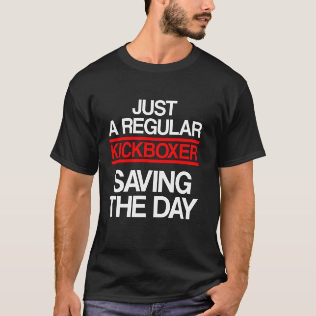T-shirt Kickboxing Saving Kick Boxing Workout (Devant)