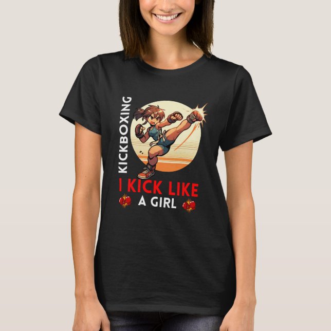 T-shirt Kickboxing Tee | Chemise Muay Thai | Exercice (Devant)