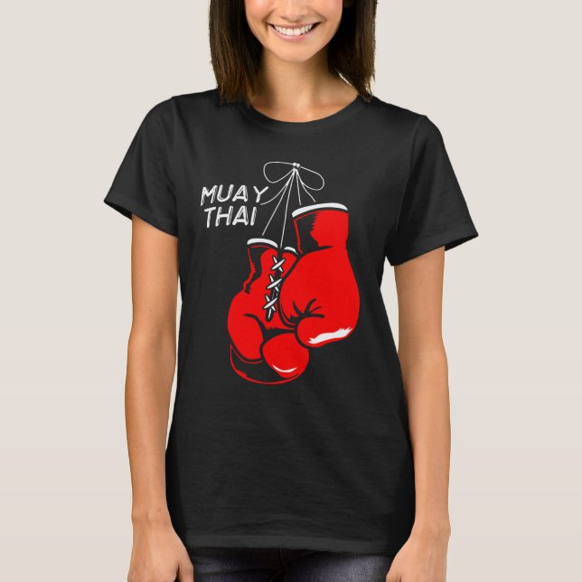 T-shirt Kickboxing Thai Boxing Muay Gants Thai (Devant)