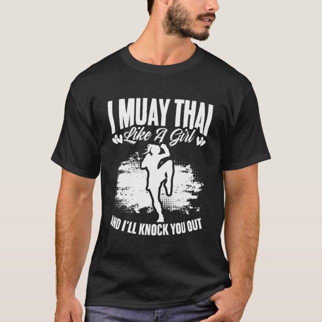 T-shirt Kickboxing Thaïlande Mixed martial art Thai Boxing (Devant)