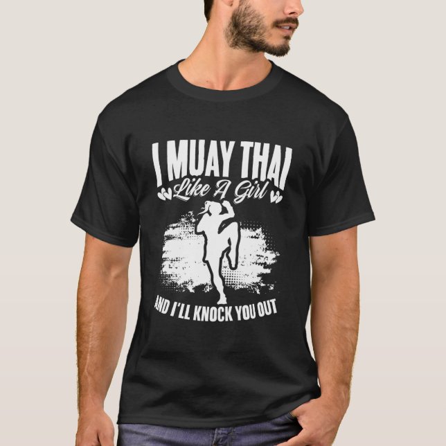 T-shirt Kickboxing Thaïlande MMA Boxe Thaï Muay Thaï (Devant)