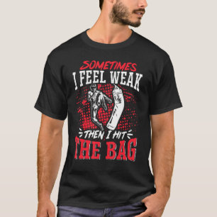T-shirt Kickboxing Vintage Parfois Je Me Sens FaiblePuis J