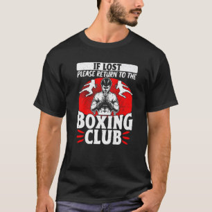 T-shirt Kickboxing Vintage Si Perdu S'Il Vous Plaît Retour